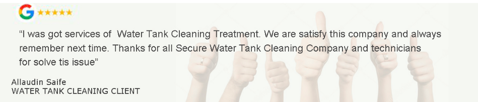 Secure Water Tank Cleaning Reviews